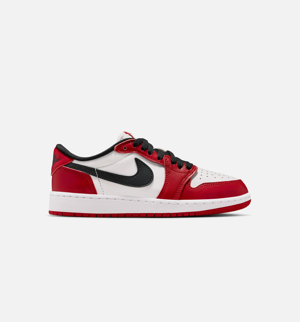 Air Jordan 1 Retro Low OG Chicago Grade School Lifestyle Shoe – Varsity Red / Black / Summit White