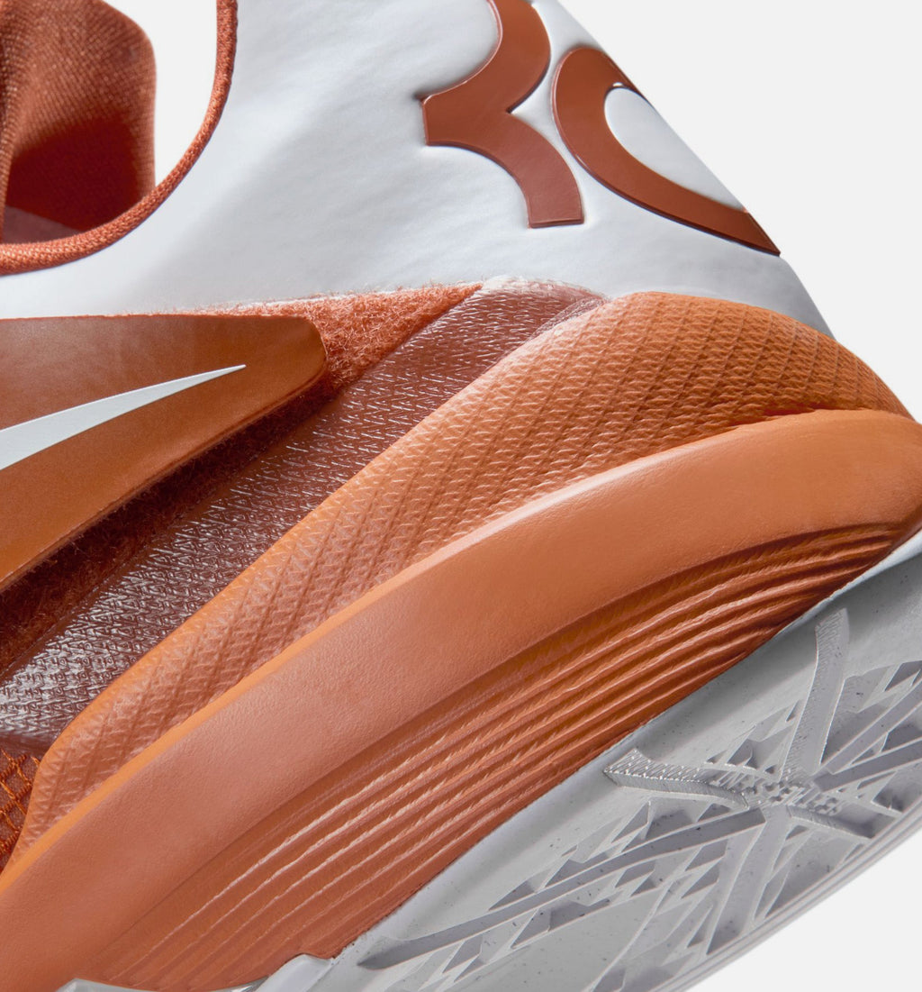 Nike Zoom KD 4 Texas Longhorns Men's Lifestyle Shoe – Desert Orange / White