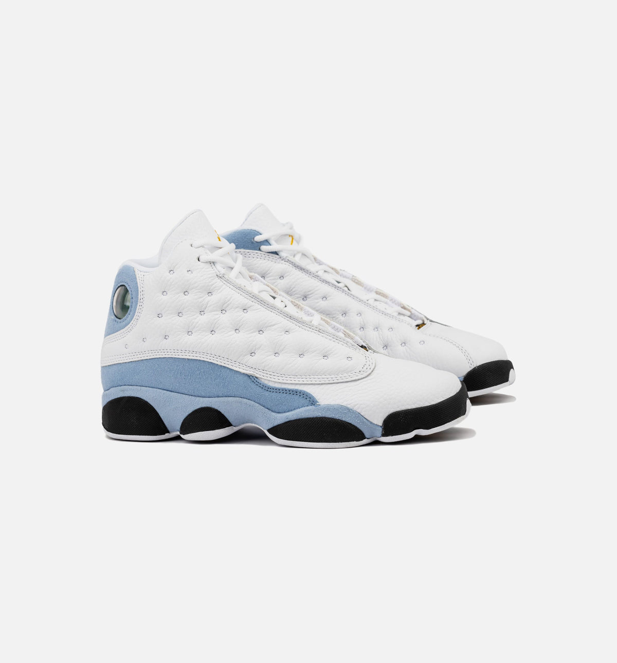 Air Jordan 13 Retro Blue Grey Grade School Lifestyle Shoe – White / Blue Grey / Black / Yellow Ochre