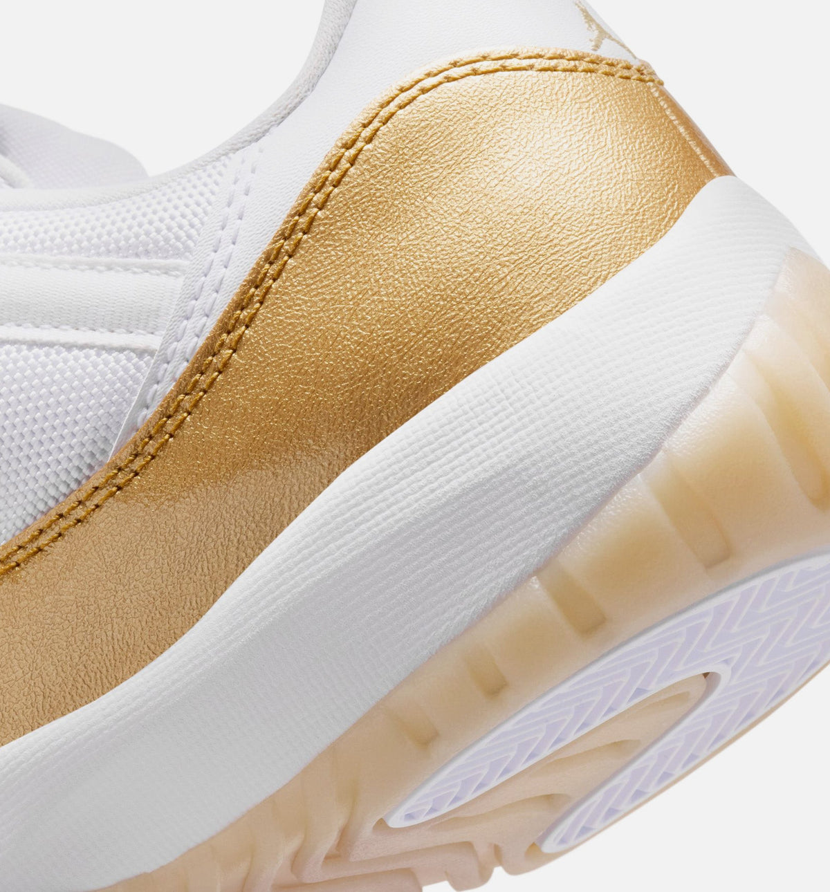 Air Jordan 11 Retro Low Mother's Day Women's Lifestyle Shoe – White / Metallic Gold / Team Gold