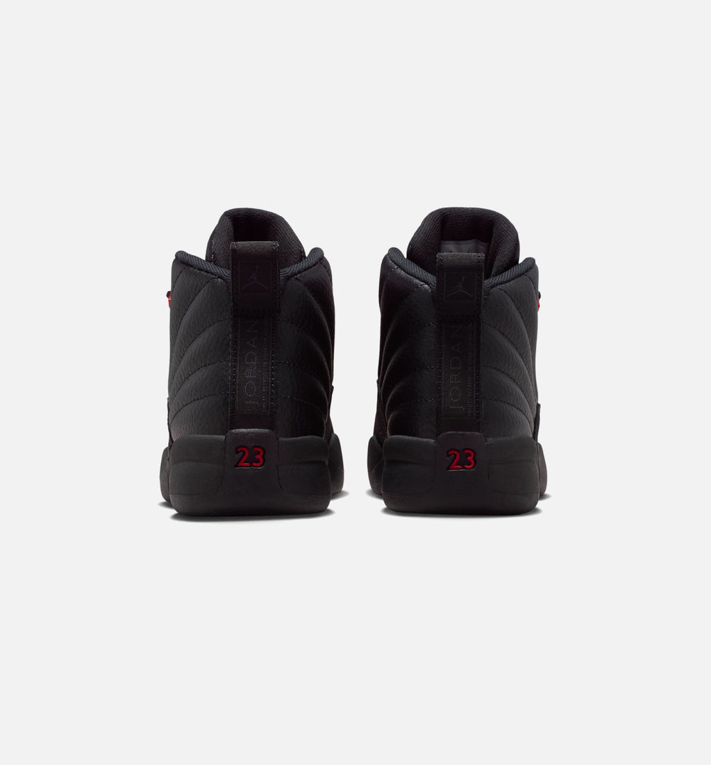 Air Jordan 12 Retro Bloodline Preschool Lifestyle Shoe – Black / Varsity Red
