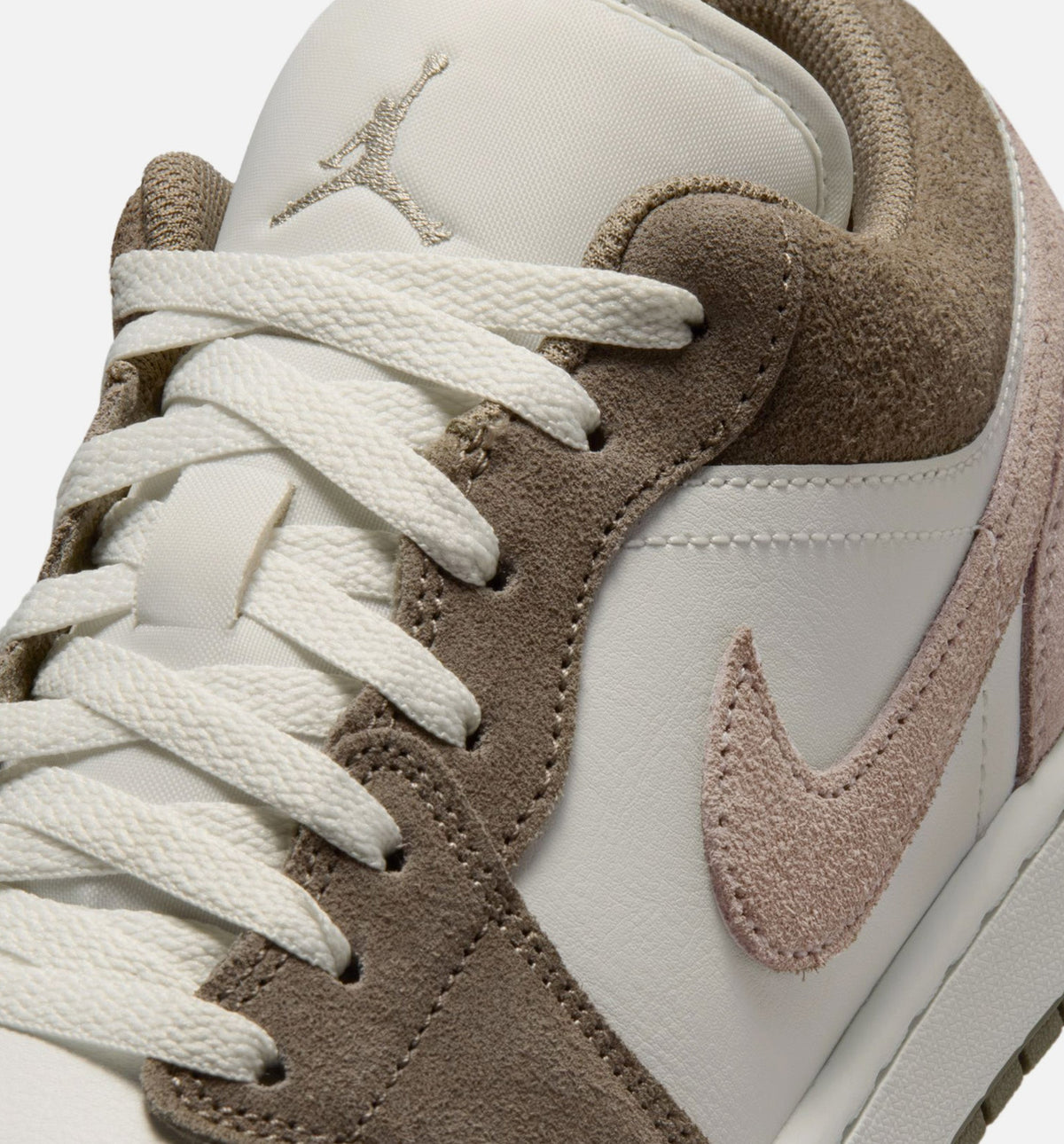 Air Jordan 1 Low Men's Lifestyle Shoe - Olive Grey/Enigma Stone/Summit White