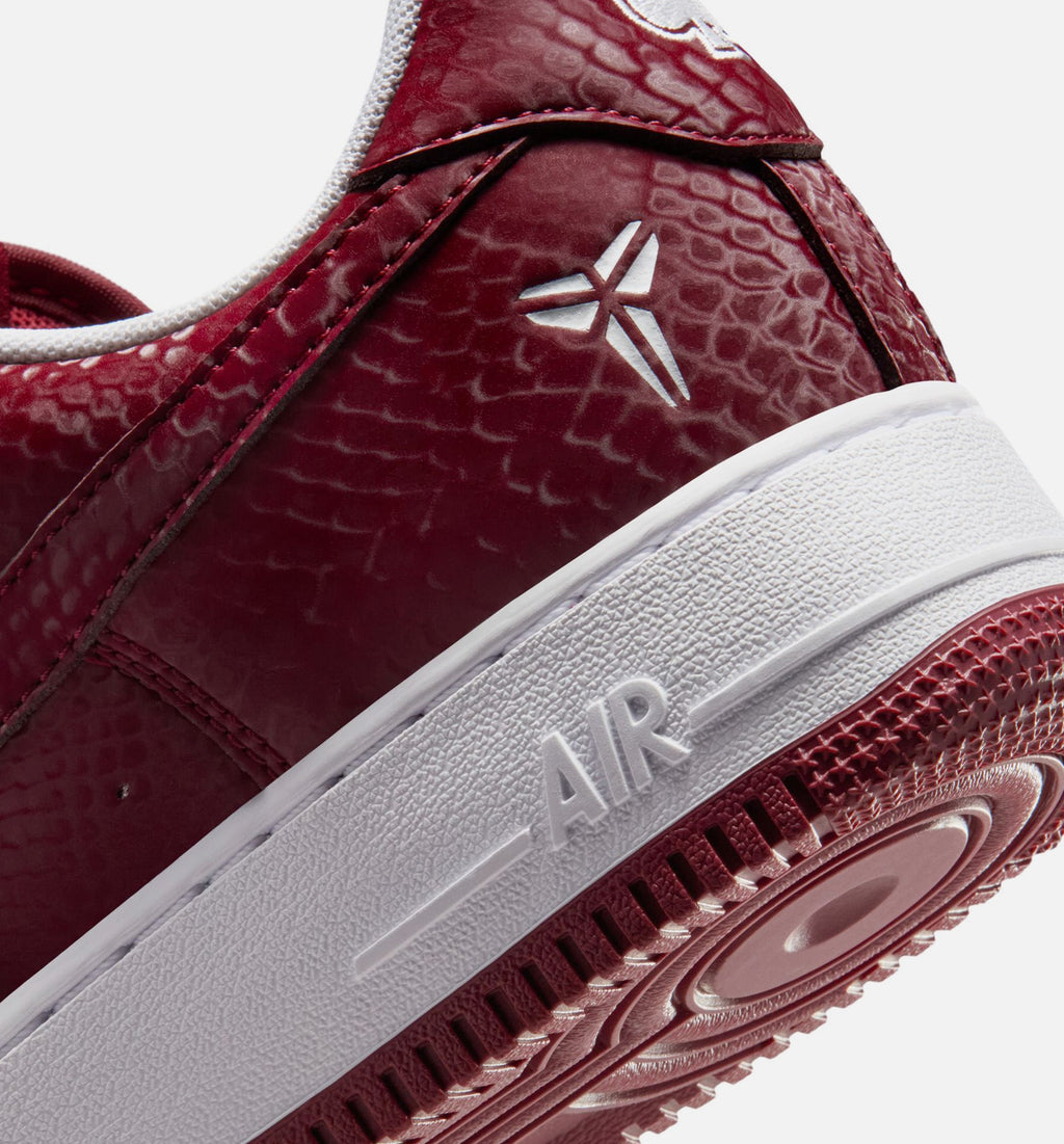 Nike Kobe Air Force 1 Low Merion Men's Lifestyle Shoe – Team Red / White