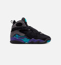 Air Jordan 8 Retro Aqua Grade School Lifestyle Shoe – Black / Multi-Color / Bright Concord