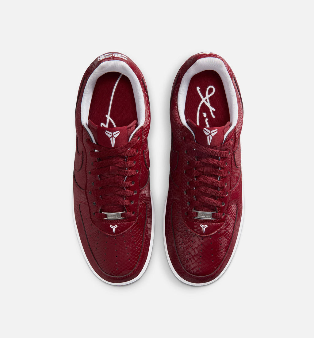 Nike Kobe Air Force 1 Low Merion Men's Lifestyle Shoe – Team Red / White