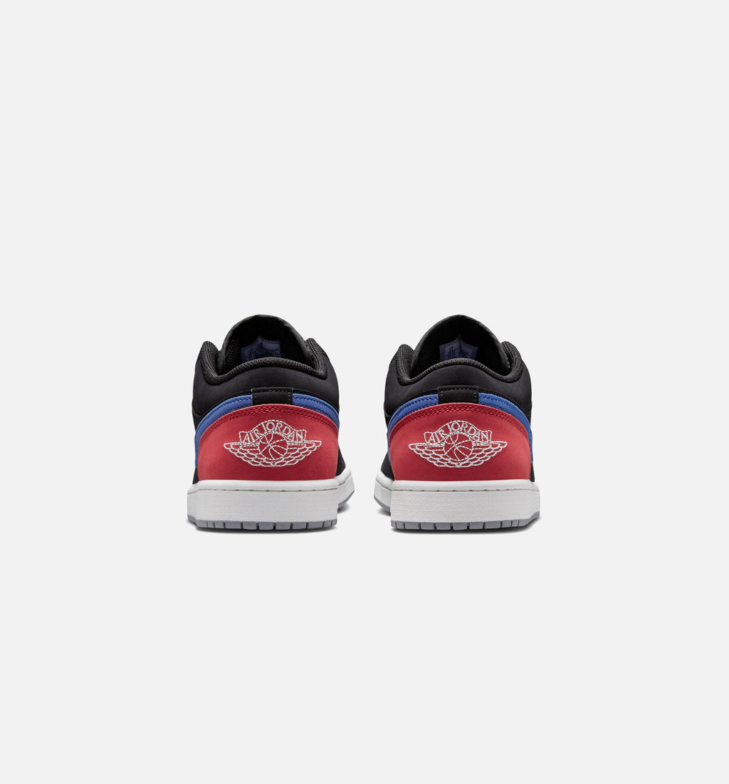 Air Jordan 1 Low Men's Lifestyle Shoe - Black/Summit White/True Blue/Varsity Red