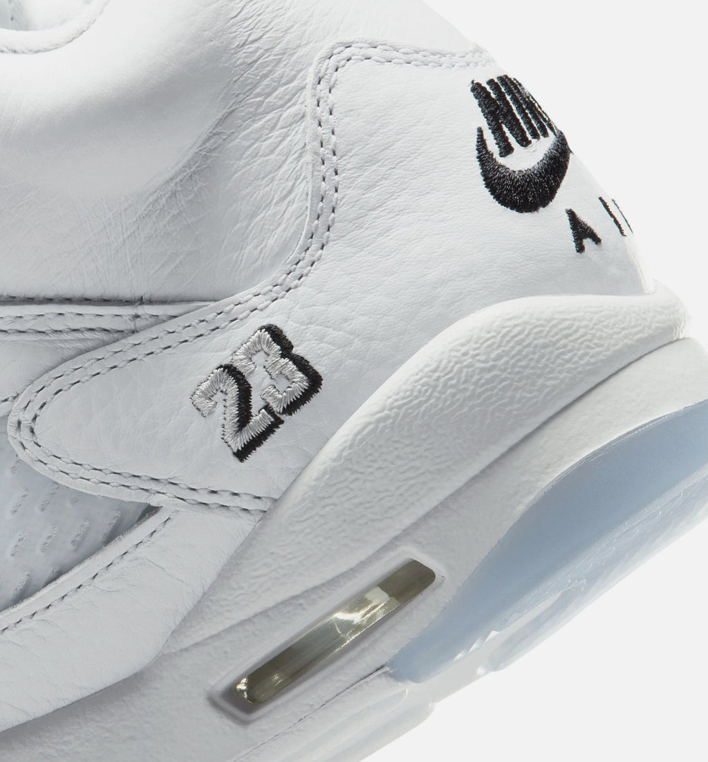 Air Jordan 5 Retro OG White Metallic Grade School Lifestyle Shoe – White / Black / Metallic Silver