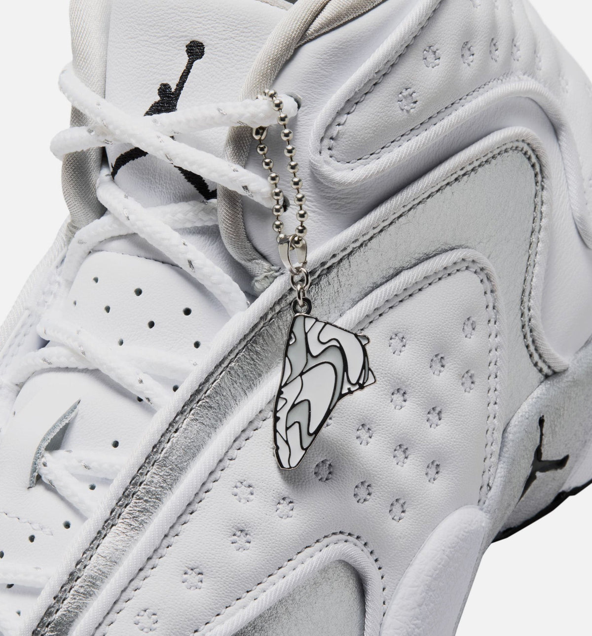 Air Jordan OG Women's Lifestyle Shoe – White / Black / Metallic Silver