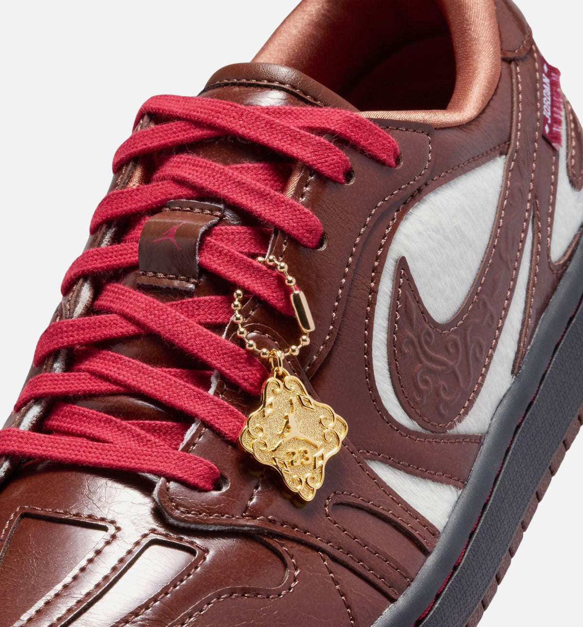 Air Jordan 1 Low Lunar New Year Women's Lifestyle Shoe - Light Chocolate/Black