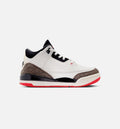 Air Jordan 3 Retro Sail and University Red Preschool Lifestyle Shoe – Sail / Black / University Red / Pale Ivory