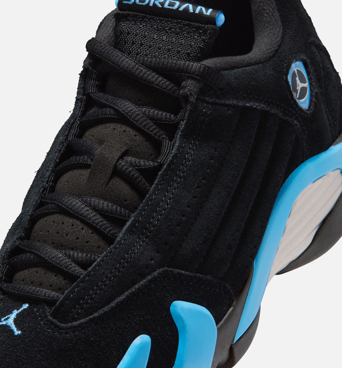 Air Jordan 14 Retro Black University Blue Grade School Lifestyle Shoe – Black / White / University Blue