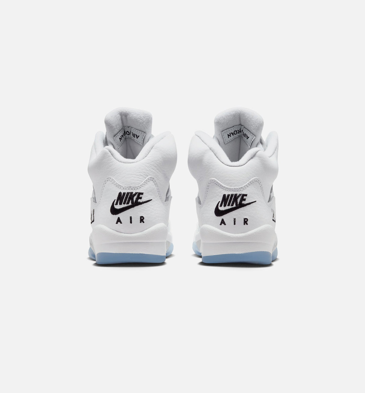 Air Jordan 5 Retro OG White Metallic Grade School Lifestyle Shoe – White / Black / Metallic Silver