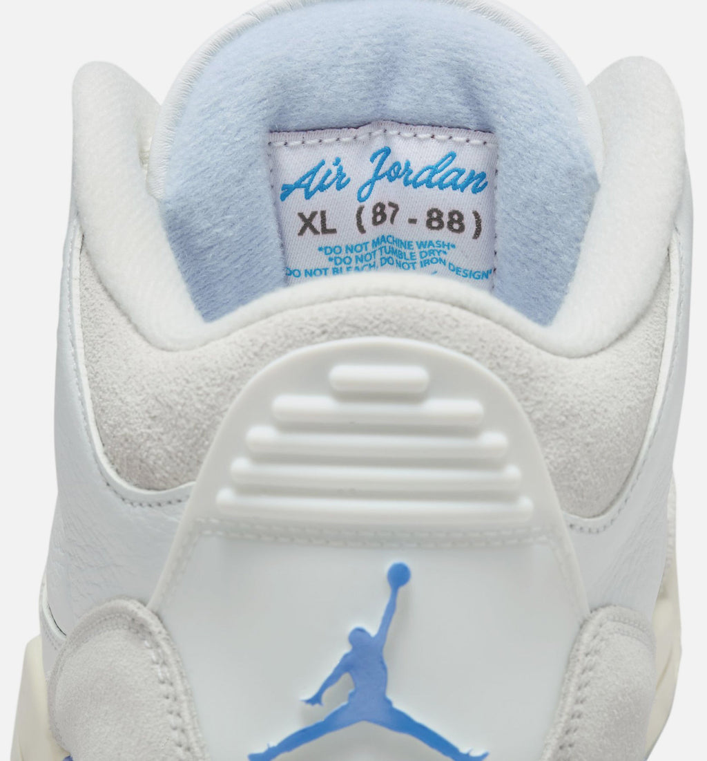 Air Jordan 3 Retro Lucky Shorts Men's Lifestyle Shoe – Summit White / Hydrogen Blue / Legend Blue