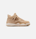 Air Jordan 4 Retro Cozy Girl Preschool Lifestyle Shoe – Hemp / Light Orewood Brown