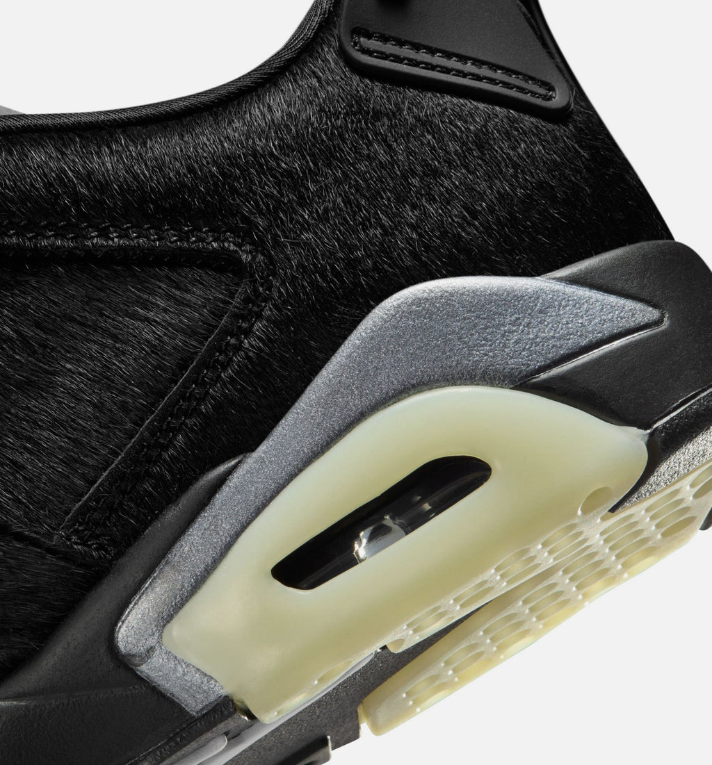 Air Jordan 6 Retro Low Blackout Women's Lifestyle Shoe – Black