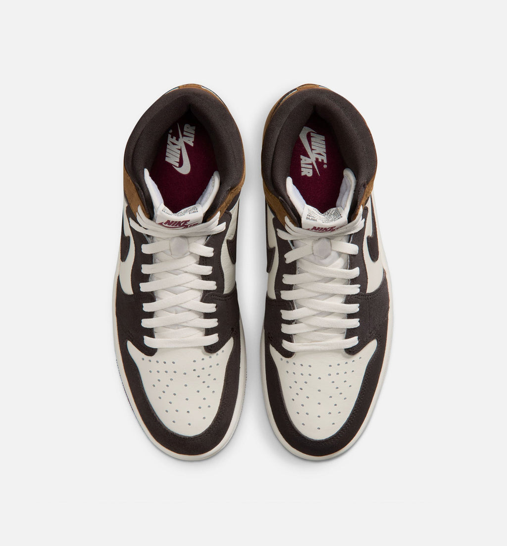 Air Jordan 1 Retro High OG Love Letter Men's Lifestyle Shoe – Shadow Brown / Team Red / Light British Tan