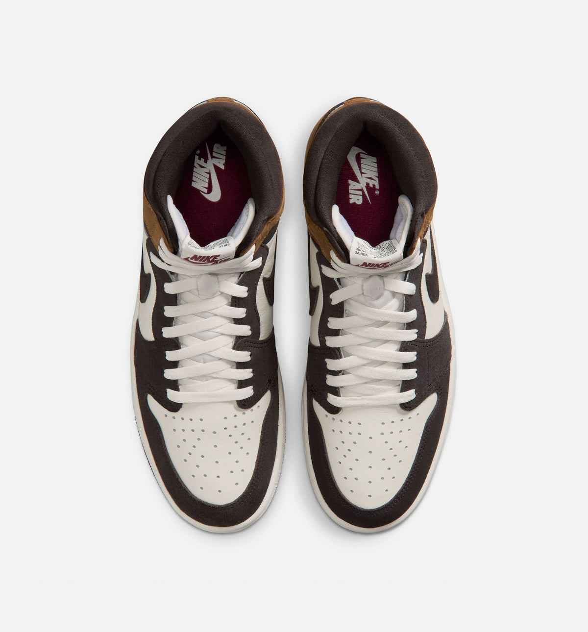 Air Jordan 1 Retro High OG Love Letter Men's Lifestyle Shoe – Shadow Brown / Team Red / Light British Tan