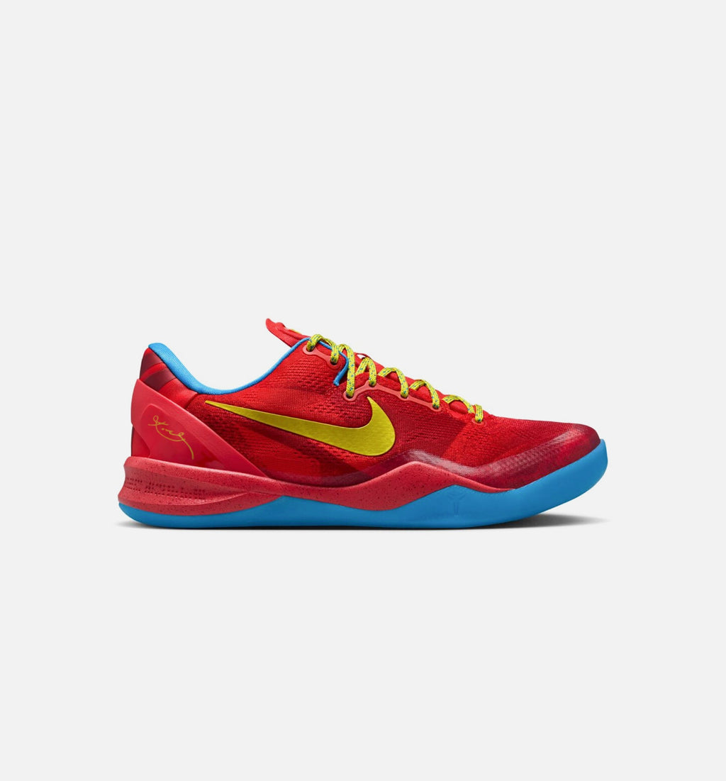 Nike Kobe VIII Protro Year of the Horse Men's Lifestyle Shoe – Light Crimson / Vivid Blue / Bright Citron