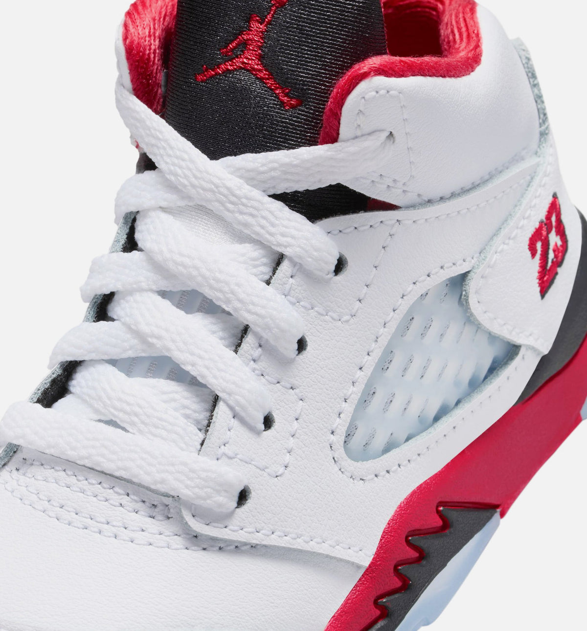 Air Jordan 5 Retro Fire Red Infant & Toddler Lifestyle Shoe – Fire Red / White