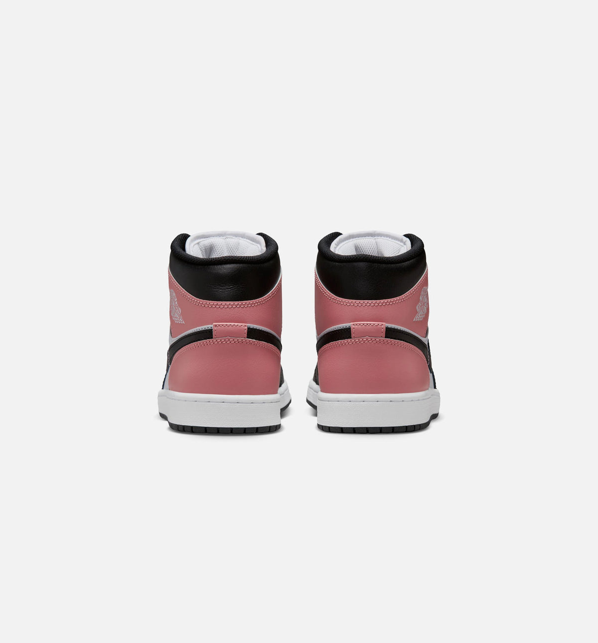 Air Jordan 1 Mid Men's Lifestyle Shoe – White / Rust Pink / Black