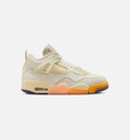 Air Jordan 4 Retro Birds of Paradise Women's Lifestyle Shoe – Coconut Milk / Metallic Gold / Muslin / Bright Mango / Sundial / Black