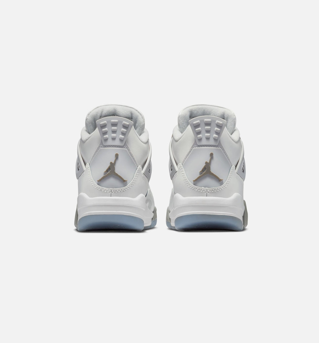 Air Jordan 4 Retro Blue Chill Grade School Lifestyle Shoe – Photon Dust / Blue Chill / Flat Pewter / White / Blue Tint