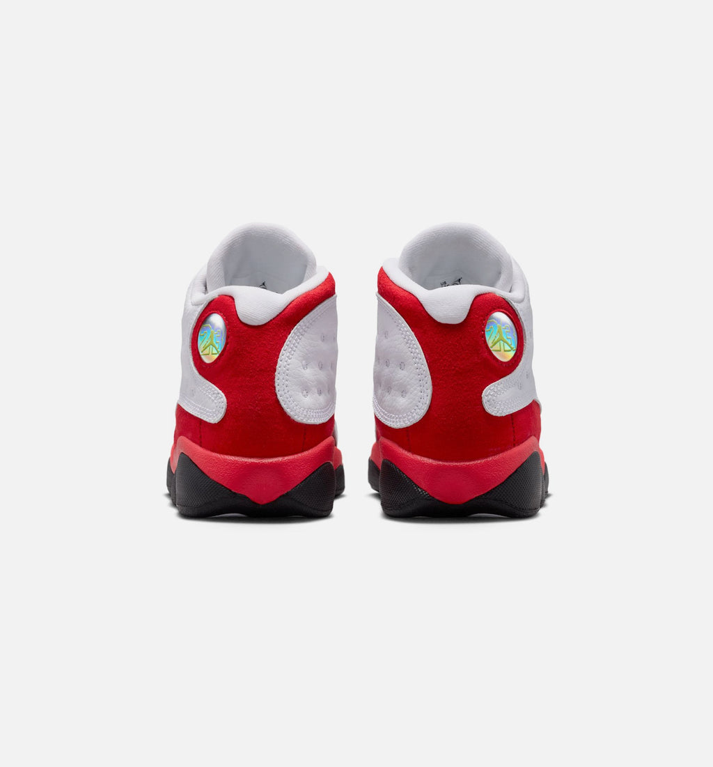 Air Jordan 13 Retro White and University Red Preschool Lifestyle Shoe – White / Black / True Red