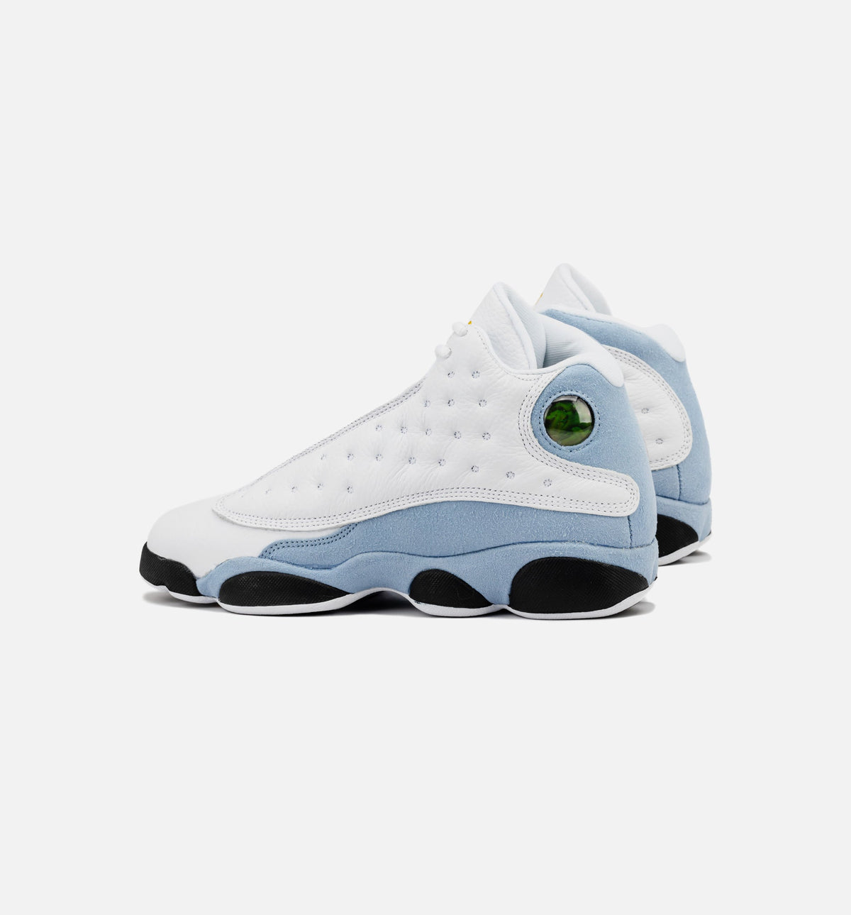 Air Jordan 13 Retro Blue Grey Grade School Lifestyle Shoe – White / Blue Grey / Black / Yellow Ochre