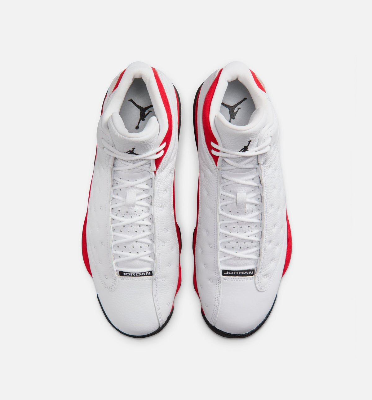Air Jordan 13 Retro White and University Red Men's Lifestyle Shoe – White / Black / True Red