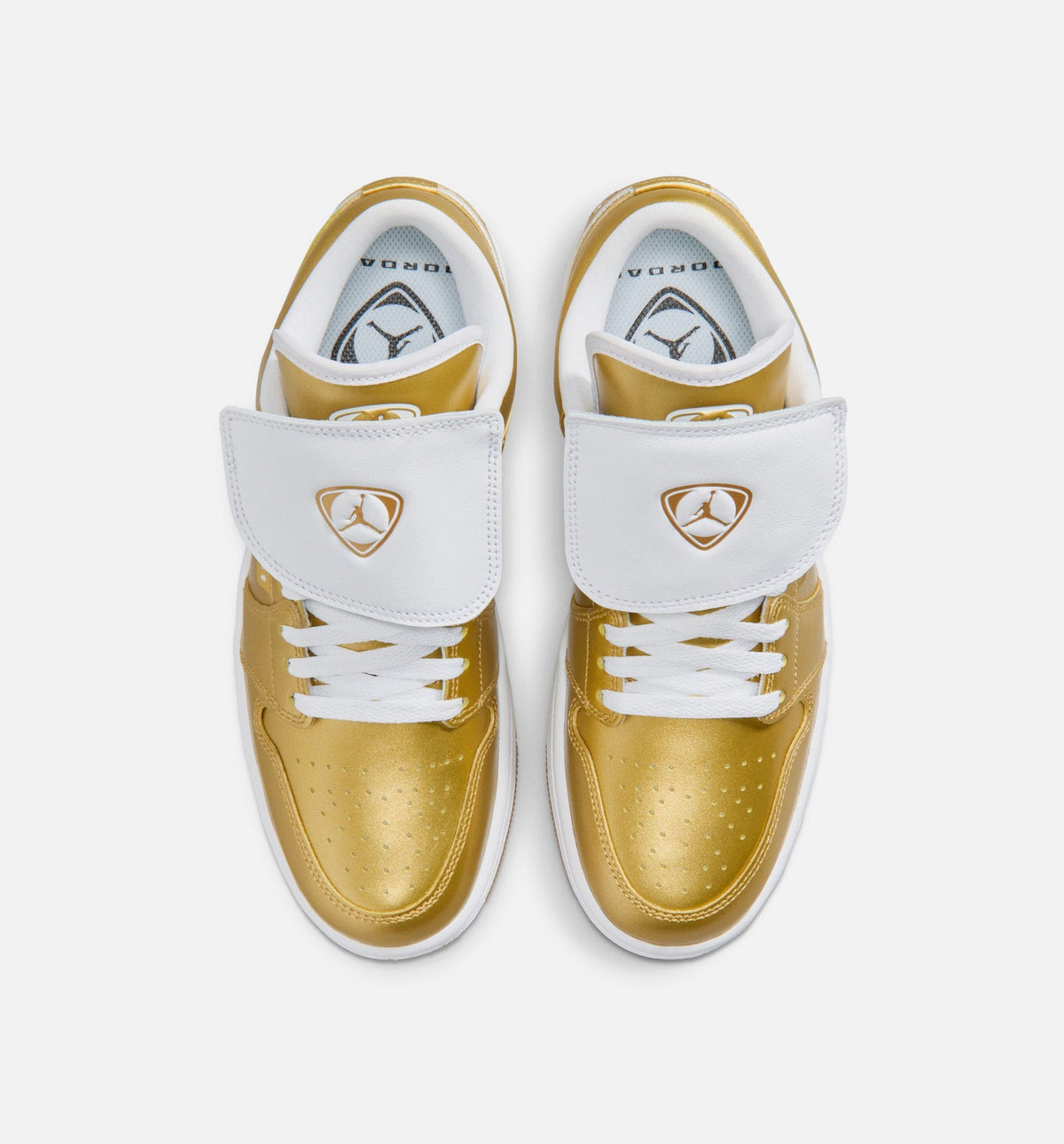 Air Jordan 1 Low Women's Lifestyle Shoe – Gold / White / Gum Yellow