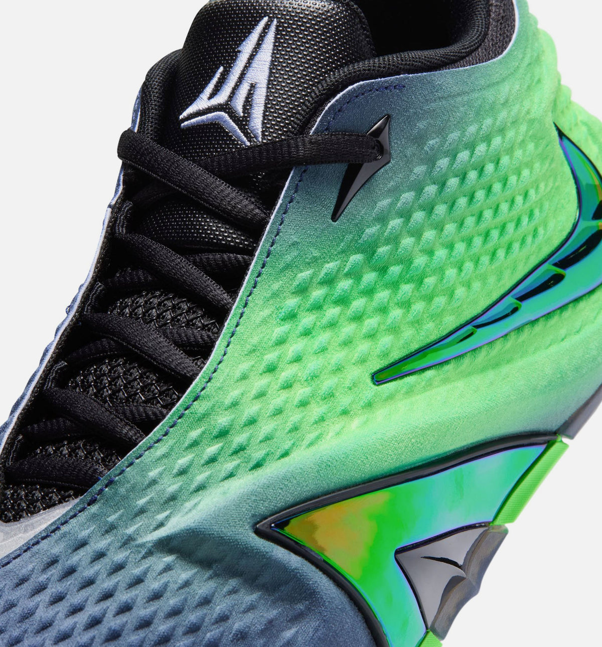 Nike Ja 4 Nightmare Men's Lifestyle Shoe – Obsidian / Black / Voltage Green / Metallic Silver