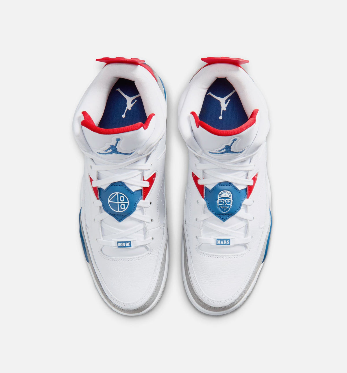 Jordan Son of Mars Low Men's Lifestyle Shoe – White / Varsity Red / Light Smoke Grey / True Blue